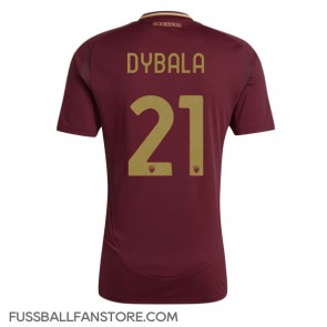 AS Roma Paulo Dybala #21 Replik Heimtrikot 2024-25 Kurzarm